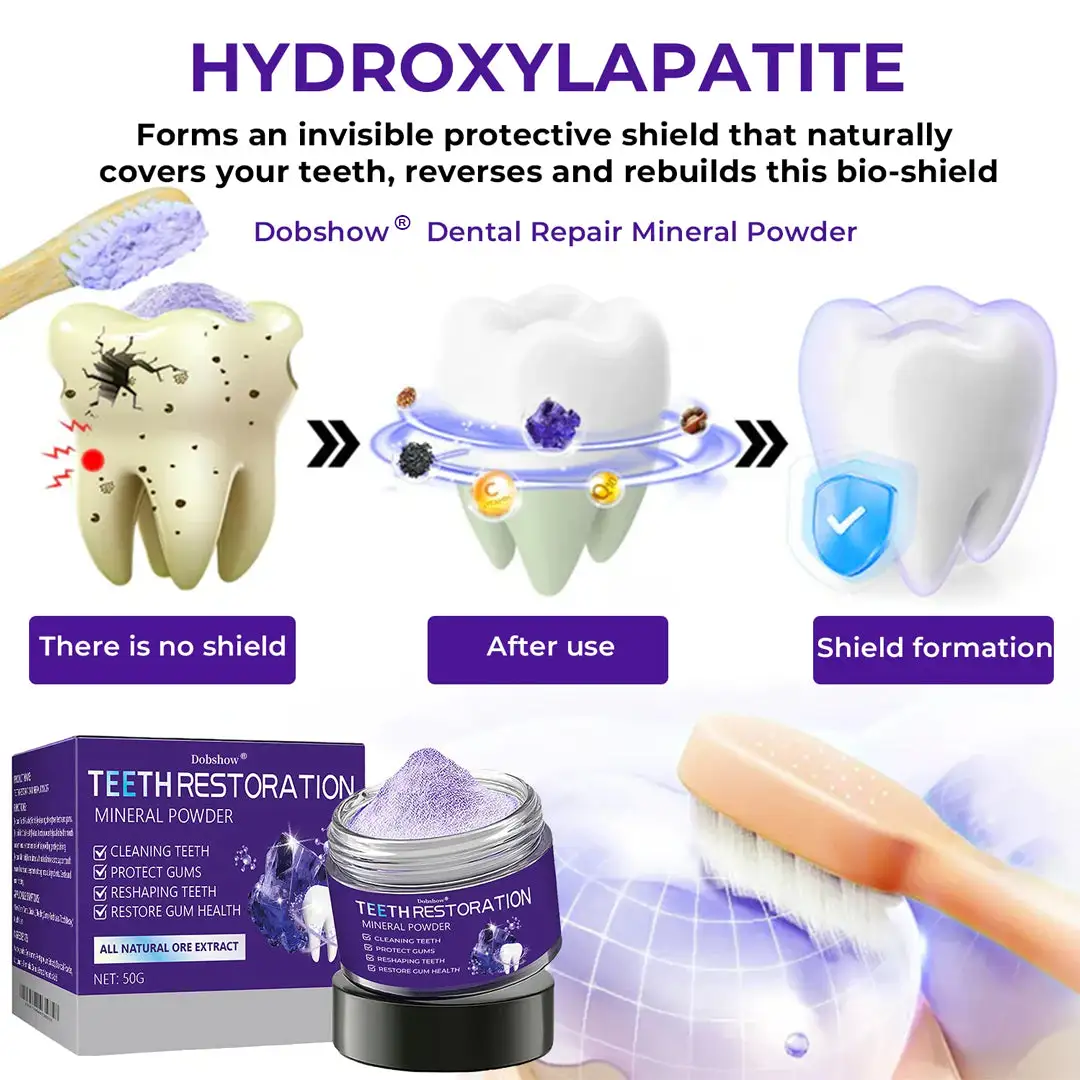 🦷Dobshow® Dental Repair Mineral Powder >> 🔥Buy 1 Get 1 Free🔥