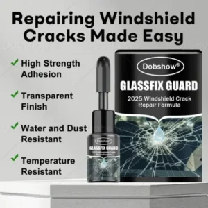 Dobshow® GlassFix Guard 2025 Windshield Crack Repair Formula