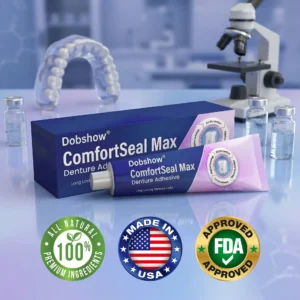 👨‍⚕️Dobshow® ComfortSeal Max Denture Adhesive—🦷96-hour long-lasting, heat adaptive technology (Copy)