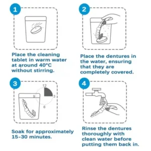 Dobshow® Denture Cleaning Effervescent Tablets