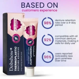 Dobshow® Thermoplastic Denture Adhesive✅Up to 4 Days Hold✅