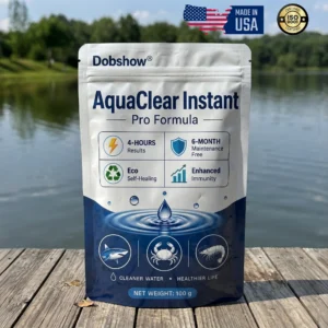 🧬 Clears Green Water in 24h | 100% Fish Safe (Bio-Formula)Dobshow® AquaClear Instant Pro Formula