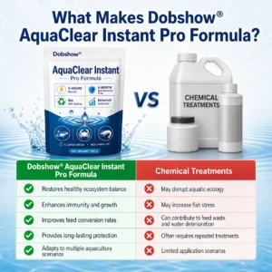 🧬 Clears Green Water in 24h | 100% Fish Safe (Bio-Formula)Dobshow® AquaClear Instant Pro Formula