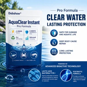 🧬 Clears Green Water in 24h | 100% Fish Safe (Bio-Formula)Dobshow® AquaClear Instant Pro Formula