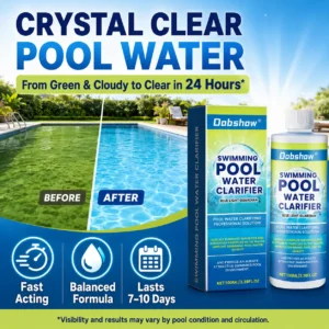 🎉Special limited-time discount🎉Dobshow®  Swimming Pool Water Clarifier-Ultra-concentrated and odor-free: 24-hour rapid algae rescue for long-lasting clarity and crystal-clear water🔥Best Seller🔥