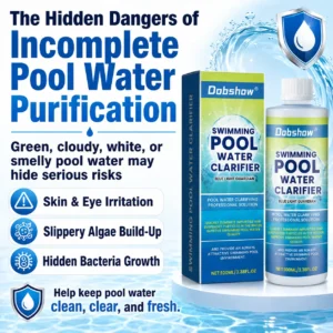 🎉Special limited-time discount🎉Dobshow®  Swimming Pool Water Clarifier-Ultra-concentrated and odor-free: 24-hour rapid algae rescue for long-lasting clarity and crystal-clear water🔥Best Seller🔥