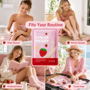Dobshow® Strawberry + Vitamin C Foot Mask