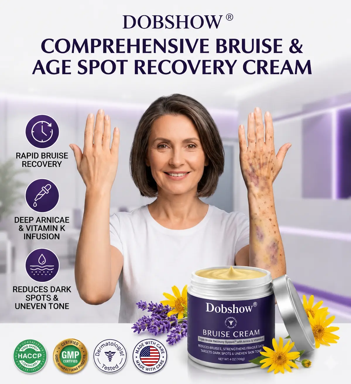 100K+ SOLD 🔥 Dobshow® Dark Spot & Bruise Repair Cream ✨