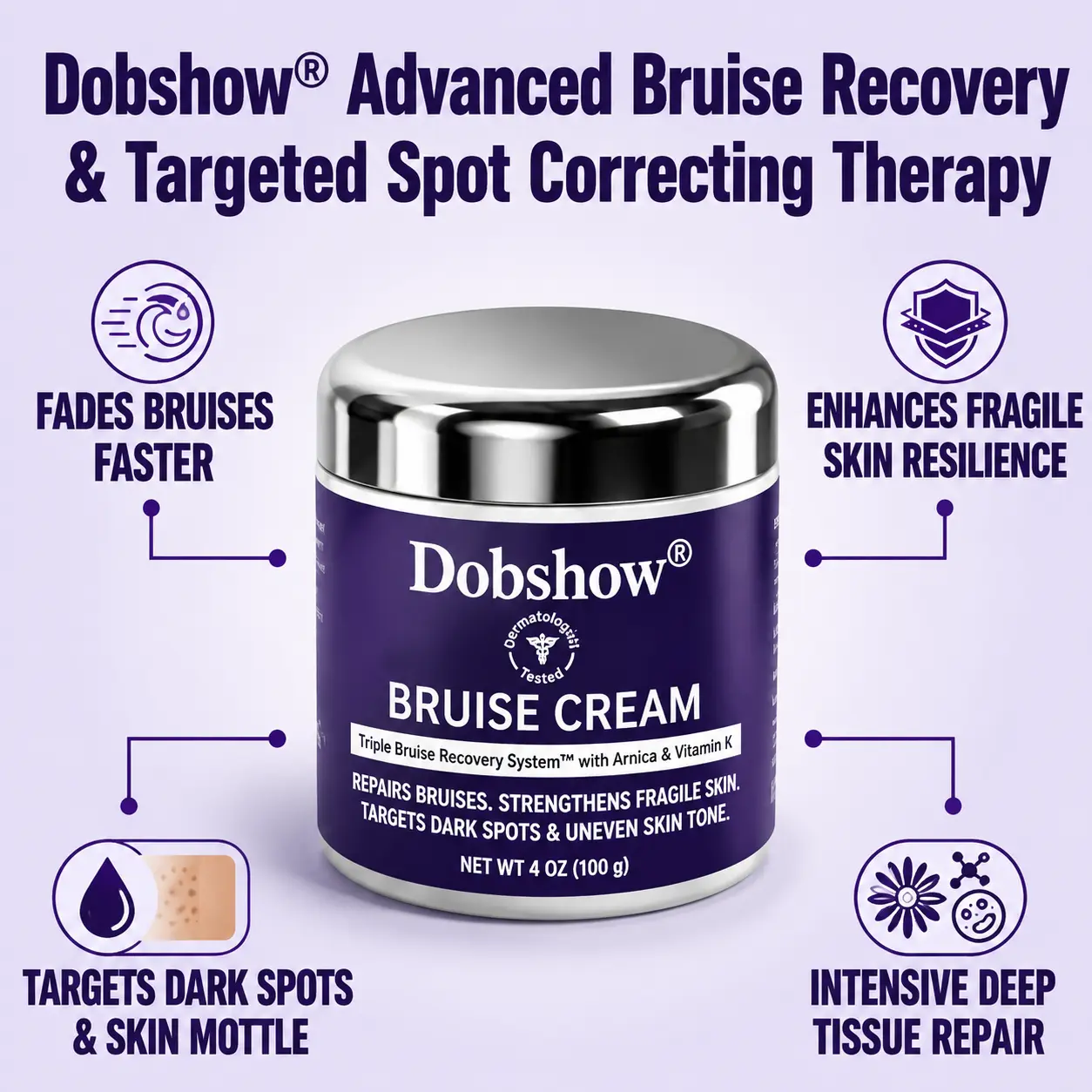 100K+ SOLD 🔥 Dobshow® Dark Spot & Bruise Repair Cream ✨