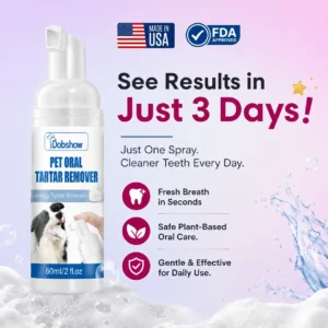 🐶🐱Dobshow® Pet Dental Spray – Fight Tartar & Keep Breath Fresh