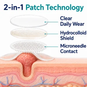 ⚡Dobshow®ClearDot 2-in-1 Patch | Helps Smooth Raised Bumps, Blemishes & Uneven Skin Texture