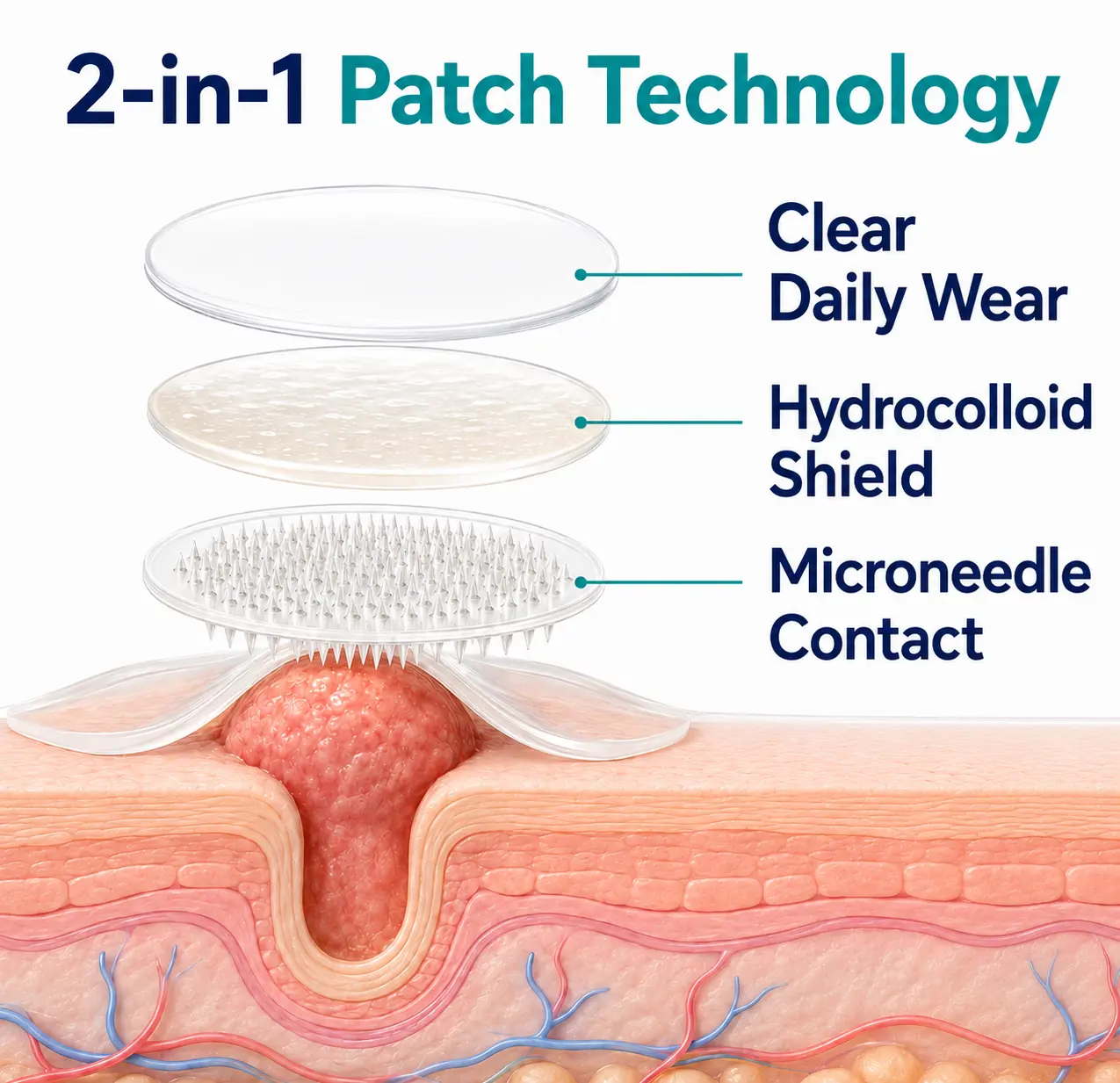 ⚡Dobshow®ClearDot 2-in-1 Patch | Helps Smooth Raised Bumps, Blemishes & Uneven Skin Texture