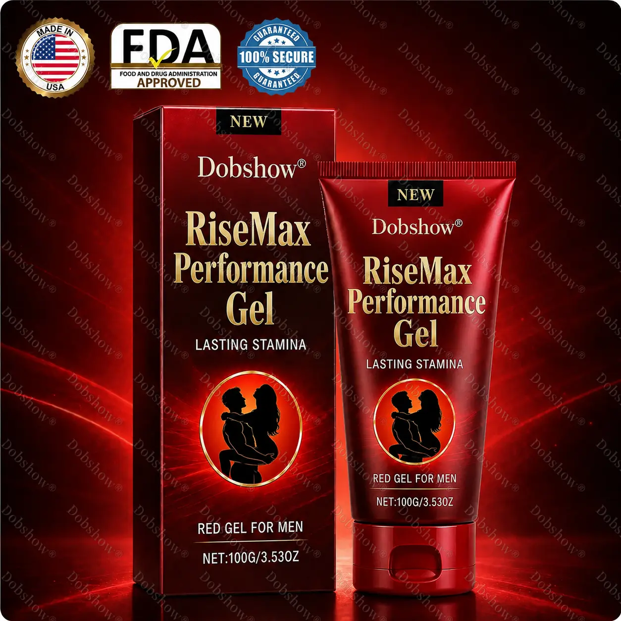 🔥 100K+ SOLD 🔥 Dobshow® RiseMax Newly Upgraded High-Performance Gel for Men💪🏋️♂️