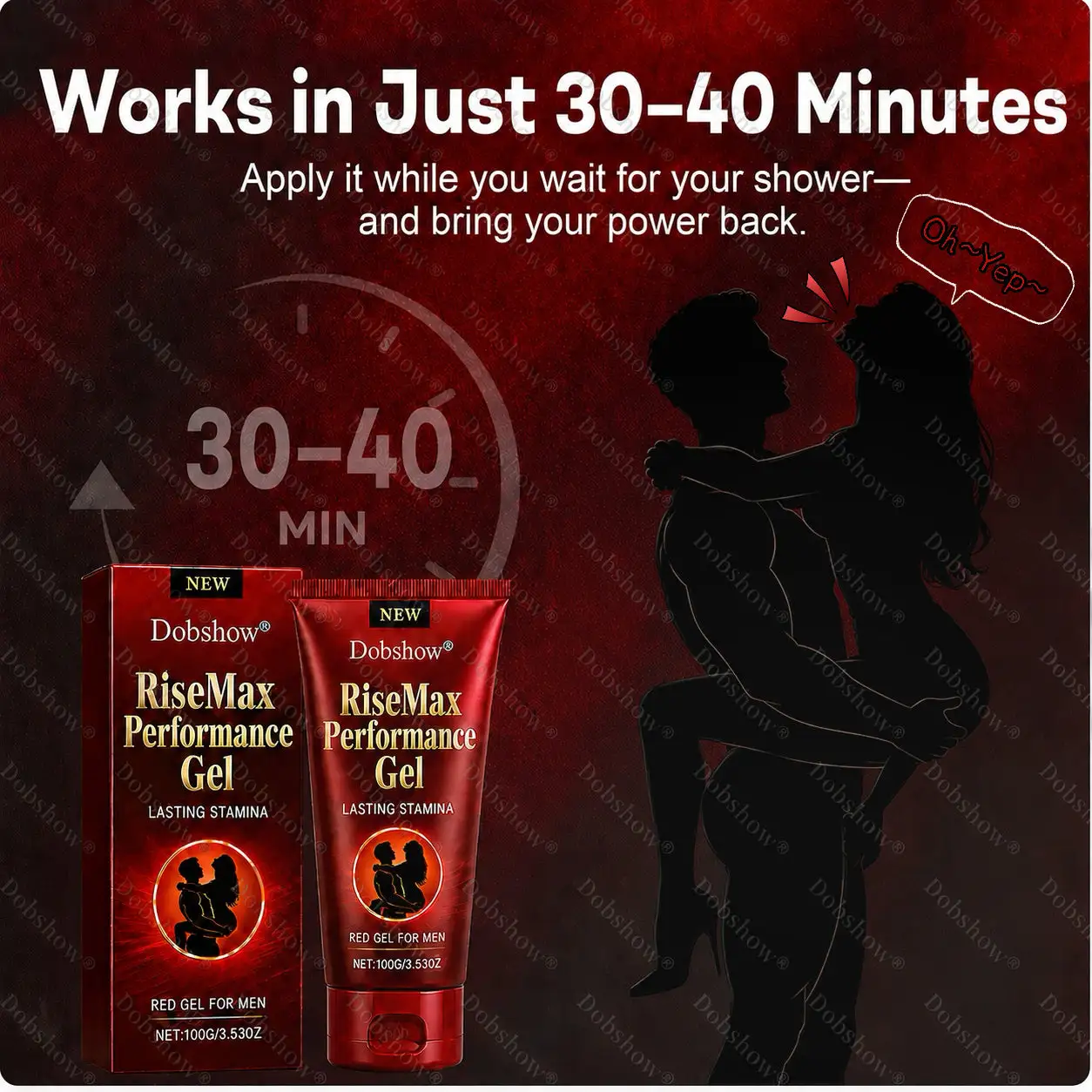 🔥 100K+ SOLD 🔥 Dobshow® RiseMax Newly Upgraded High-Performance Gel for Men💪🏋️♂️