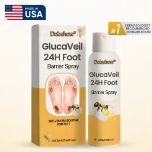 💥 100K+ SOLD!🔥 Dobshow® GlucaVeil: 24H Anti-Friction Foot Armor 🦶✨