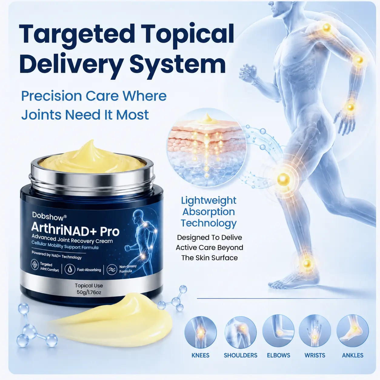 100K+ SOLD 🔥 Dobshow® ArthriNAD+ Pro Advanced Joint Recovery Cream