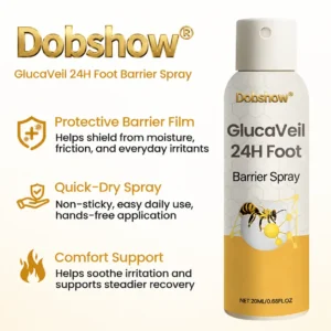 100K+ SOLD 🔥 Dobshow® GlucaVeil 24H Foot Barrier Spray