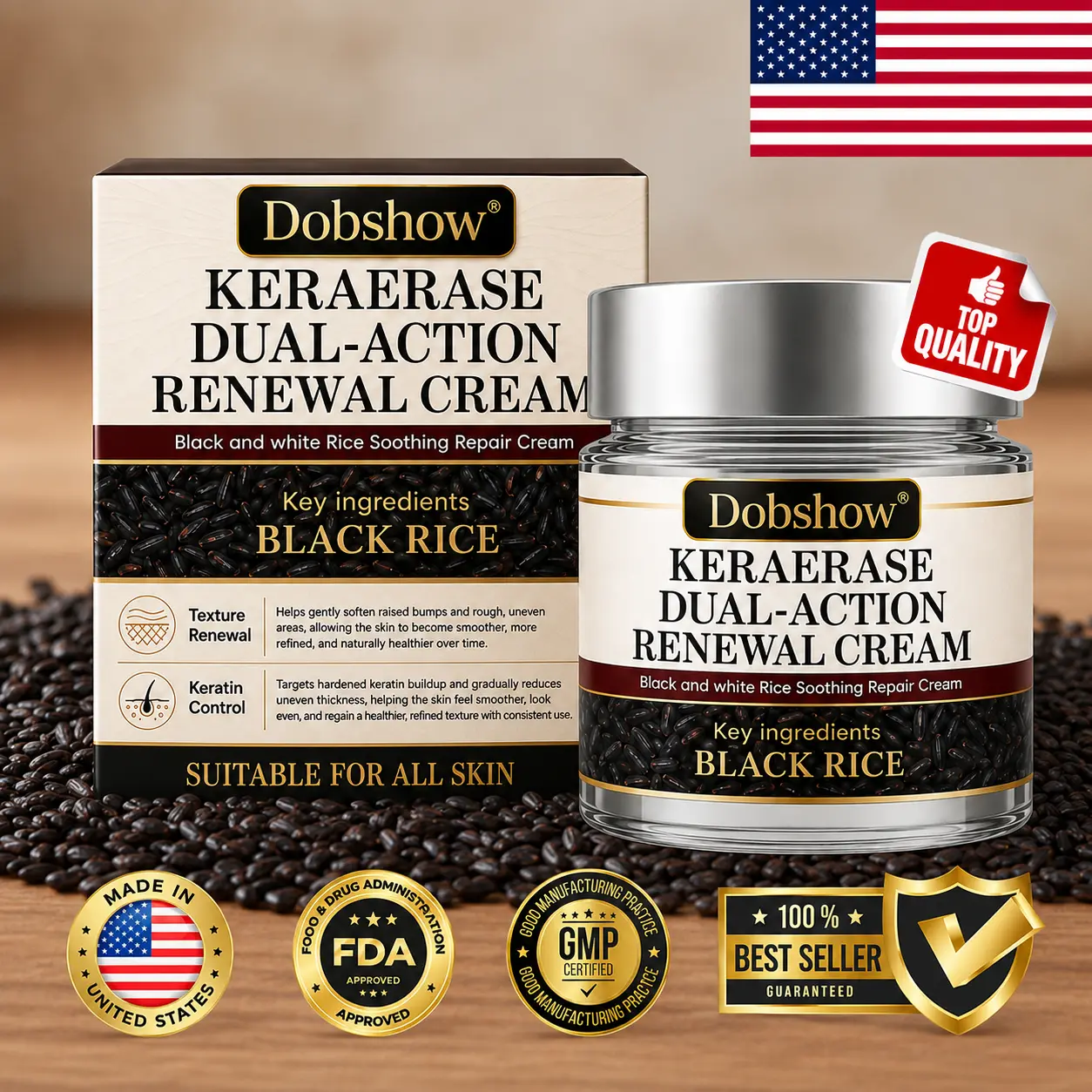 100K+ SOLD 🔥 Dobshow® KeraErase Dual-Action Renewal Cream (New Formula)