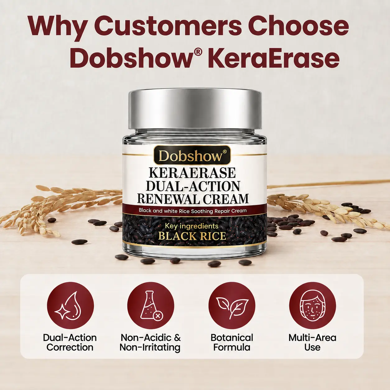 100K+ SOLD 🔥 Dobshow® KeraErase Dual-Action Renewal Cream (New Formula)