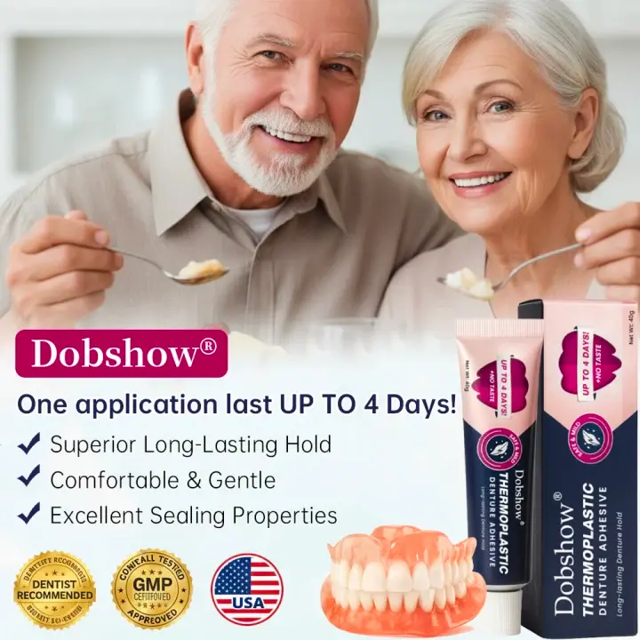 🔥100K+ SOLD🔥 Dobshow® Thermoplastic Denture Adhesive - All Day Secure