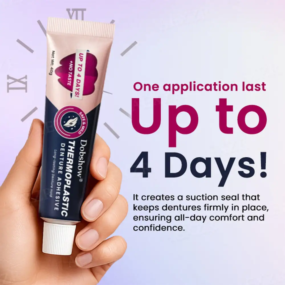 🔥100K+ SOLD🔥 Dobshow® Thermoplastic Denture Adhesive - All Day Secure