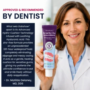 🔥79K+SOLD🔥Dobshow® Bio-Seal Max 5-Day Denture Adhesive🦷💙FDA Certified