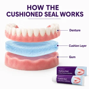 🔥79K+SOLD🔥Dobshow® Bio-Seal Max 5-Day Denture Adhesive🦷💙FDA Certified
