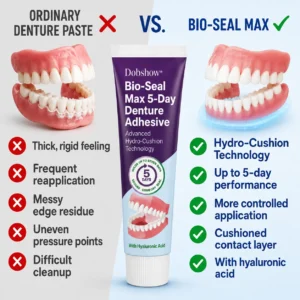 🔥89K+SOLD🔥Dobshow® Bio-Seal Max 5-Day Denture Adhesive🦷💙FDA Certified