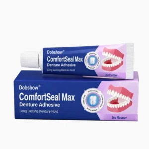 Dobshow® ComfortSeal Max Denture Adhesive-120-hour long-lasting, heat adaptive technolog
