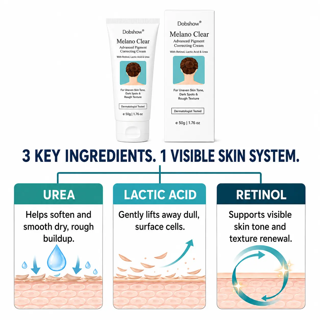 Dobshow® Melano Clear Advanced Pigment Correcting Cream