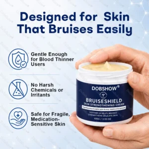 OFFICIAL
BRAND
🔥Dobshow® BRUISESHIELD Skin Strengthening Cream