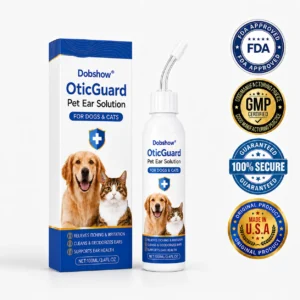 OFFICIAL
                      
                      
                        BRAND
                      
                    
                    Dobshow® OticGuard Pet Ear Solution For Bacterial, Yeast & Ear Mite Care