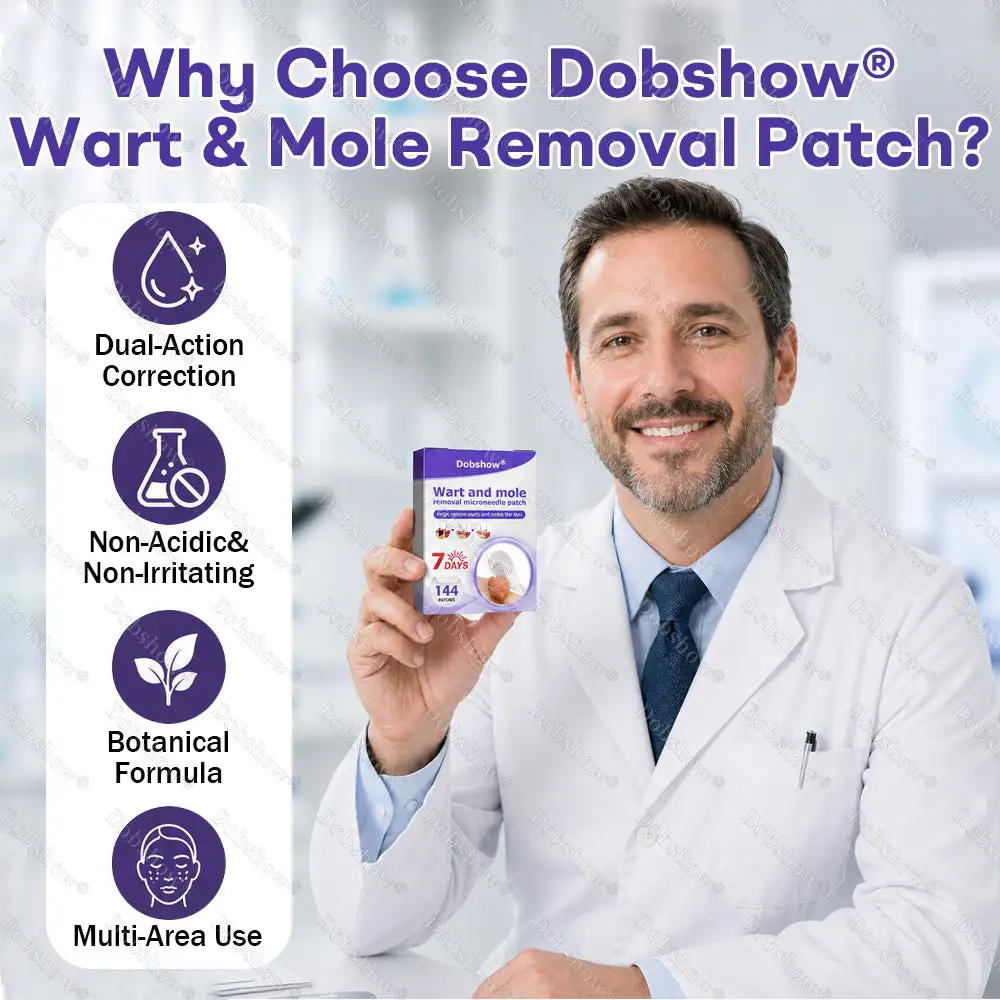 OFFICIAL
BRAND
Dobshow® Wart and mole removal microneedle patch