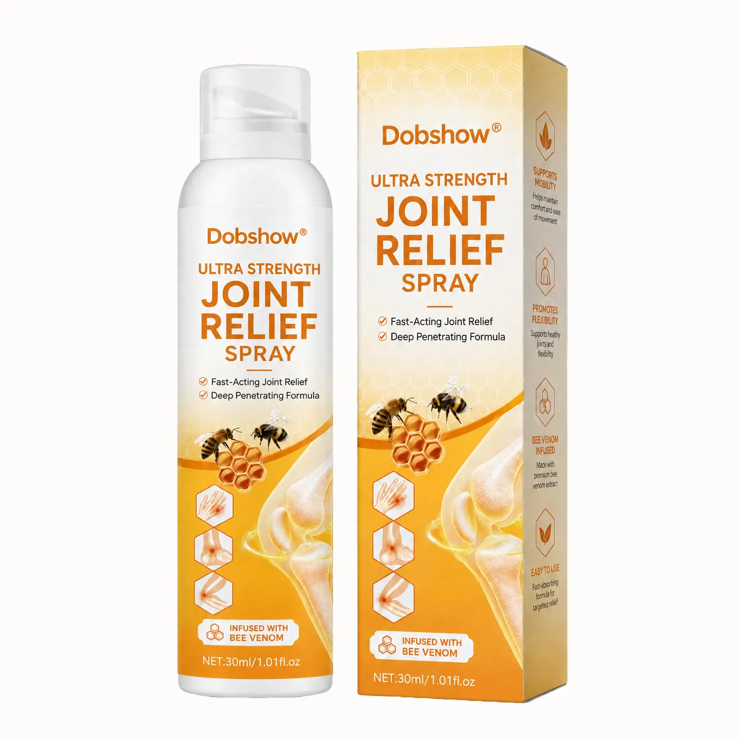 OFFICIAL
BRAND
🔥LIMITED SPECIAL OFFER🔥Dobshow® Ultra Strength Joint Relief Spray