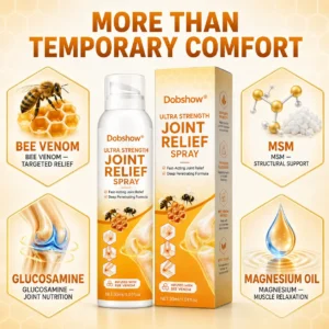 OFFICIAL
BRAND
🔥LIMITED SPECIAL OFFER🔥Dobshow® Ultra Strength Joint Relief Spray