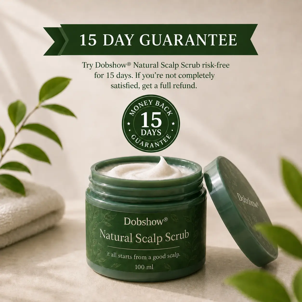 🔥Official U.S. Store 100K+ SOLD 🔥 Dobshow® Avocado & Orange Nourishing Anti-Dandruff Scalp Scrub — A New Steroid-Free Way to Heal an Itchy, Flaky Scalp!✨✨