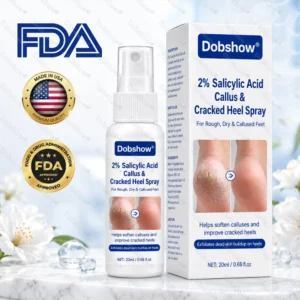 ⭐ Advanced Heel Repair ·Dobshow® 2% Salicylic Acid Callus & Cracked Heel Spray