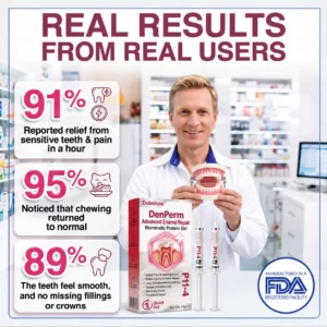 🏆𝐎𝐟𝐟𝐢𝐜𝐢𝐚𝐥 𝐔𝐒 𝐒𝐭𝐨𝐫𝐞🎉Over 100K+ Sold🔥Dobshow® 🦷 DenPerm Advanced Enamel Repair Biomimetic Protein Gel
