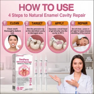 🏆𝐎𝐟𝐟𝐢𝐜𝐢𝐚𝐥 𝐔𝐒 𝐒𝐭𝐨𝐫𝐞🎉Over 100K+ Sold🔥Dobshow® 🦷 DenPerm Advanced Enamel Repair Biomimetic Protein Gel