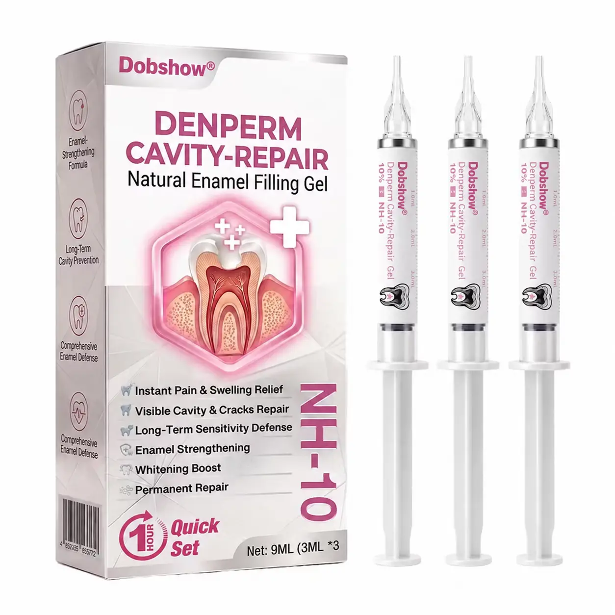 Dobshow® 🦷 DenPerm Cavity-Repair Advanced Enamel Filling Gel