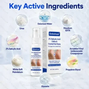 Dobshow® Medical-Grade 2% Salicylic Acid Callus & Cracked Heel Repair Spray