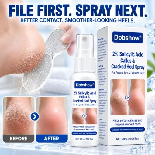 Dobshow® Medical-Grade 2% Salicylic Acid Callus & Cracked Heel Repair Spray
